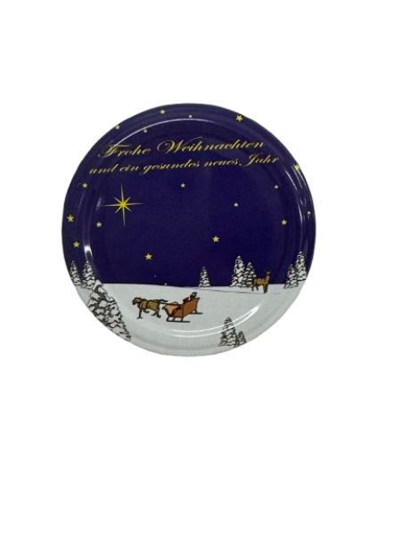 TO 66 Weihnachtsdeckel Schneelandschaft